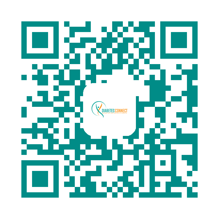 DiabetesConnect download QR code