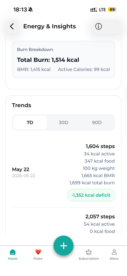 Activity 2 in the DiabetesConnect app